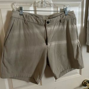 Lululemon khaki shorts barely worn